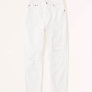 Abercrombie Curve Love High Rise Mom Jeans